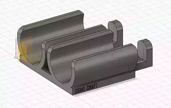 2-rounded shotgun shell holder for airsoft gun