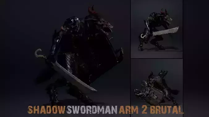 Shadow Swordman Arm2 Brutal
