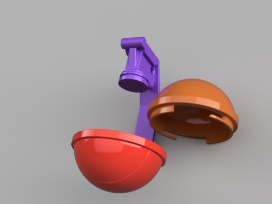 Gift Grenade Ornament 3D print model_2