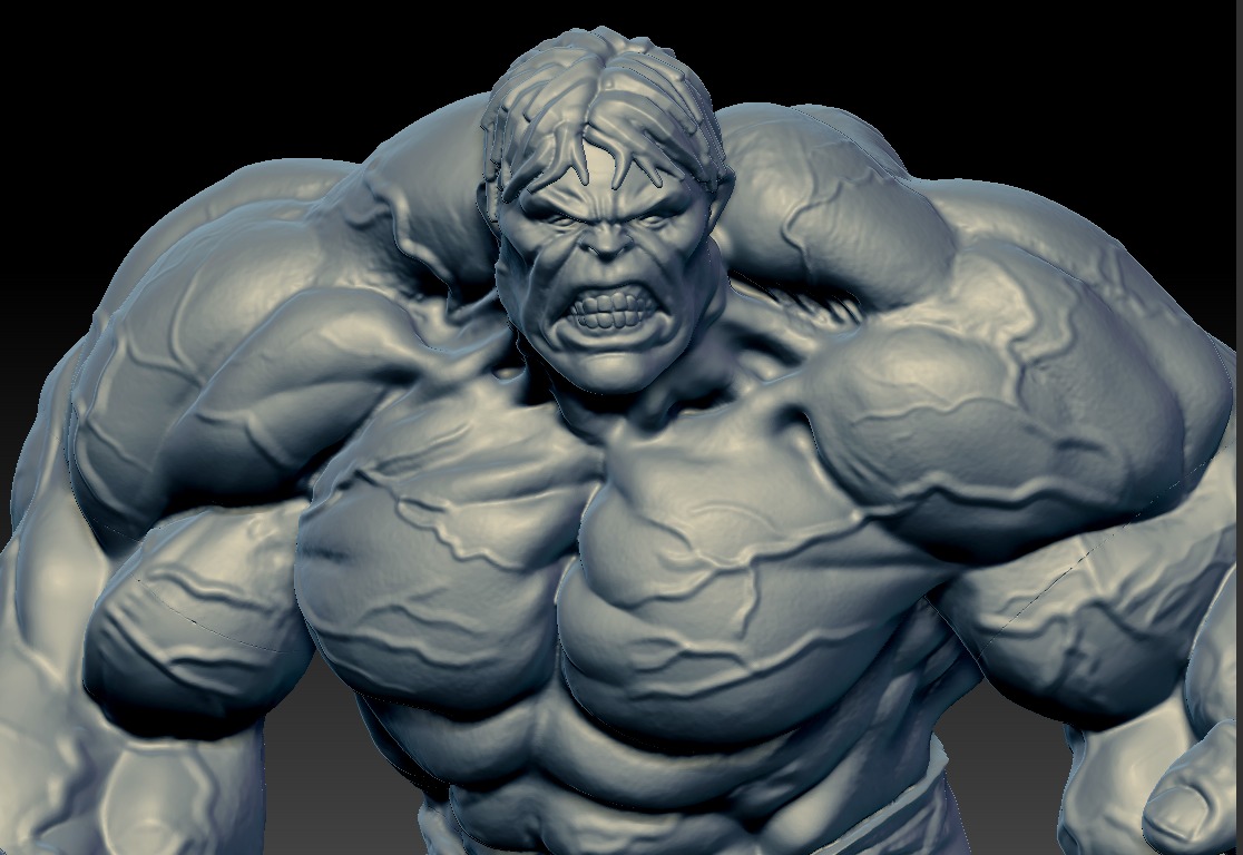 Hulk 3d Printable Model 3D print model_0