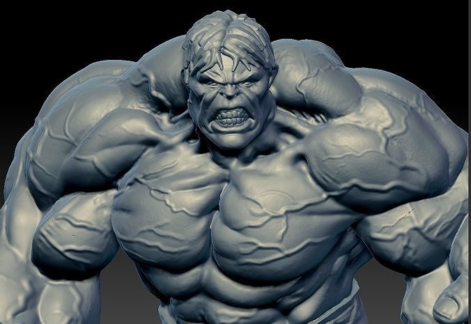 Hulk 3d Printable Model