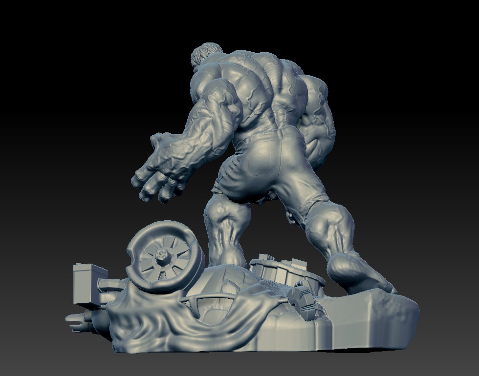 Hulk 3d Printable Model 3D print model_8