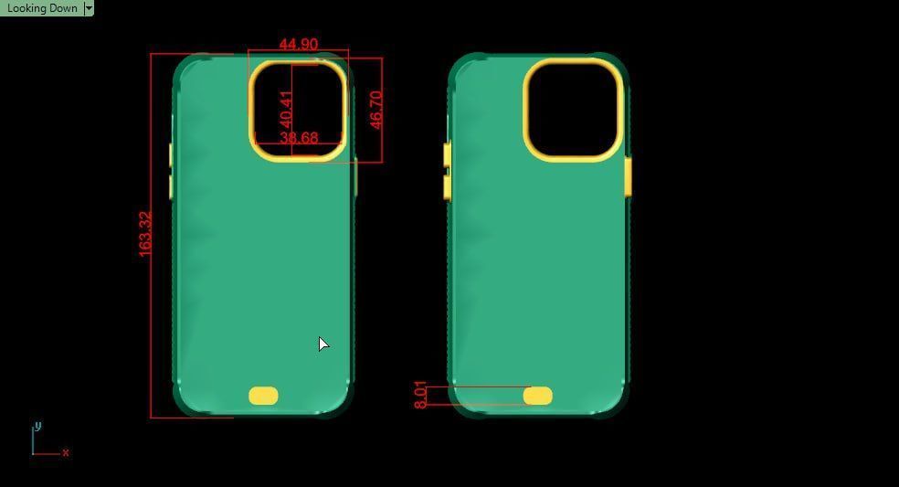 Homa on the back iphone 14 pro max guard 3D print model_9