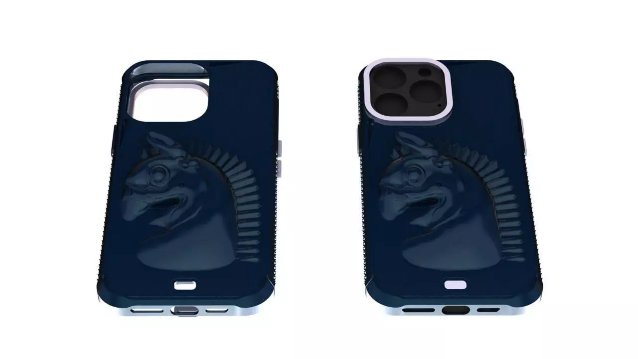 Homa on the back iphone 14 pro max guard 3D print model_0