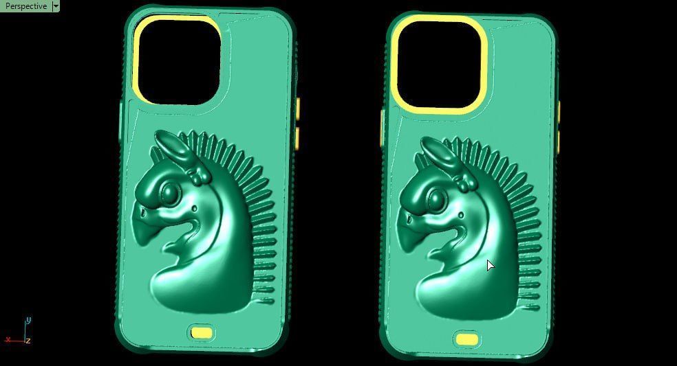 Homa on the back iphone 14 pro max guard 3D print model_8