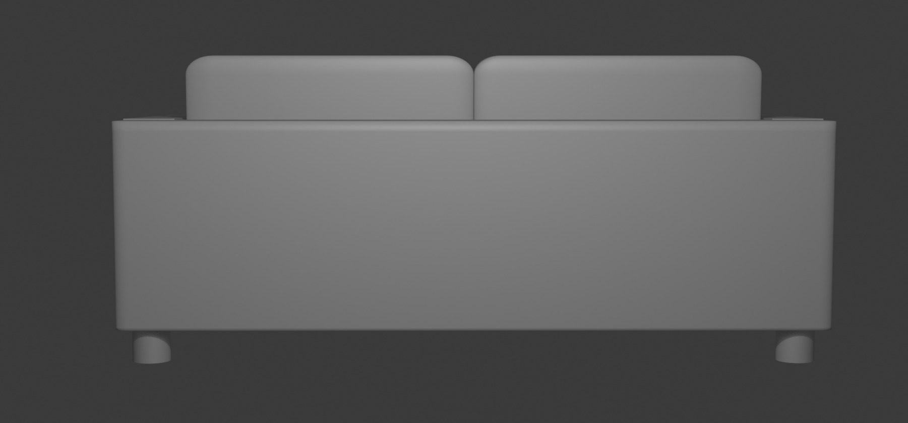 Modern Sofa 3D Model Free low-poly 3D model_1