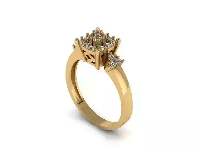 Fancy ring for use for daimonds