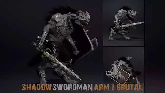 Shadow Swordman Arm1 Brutal