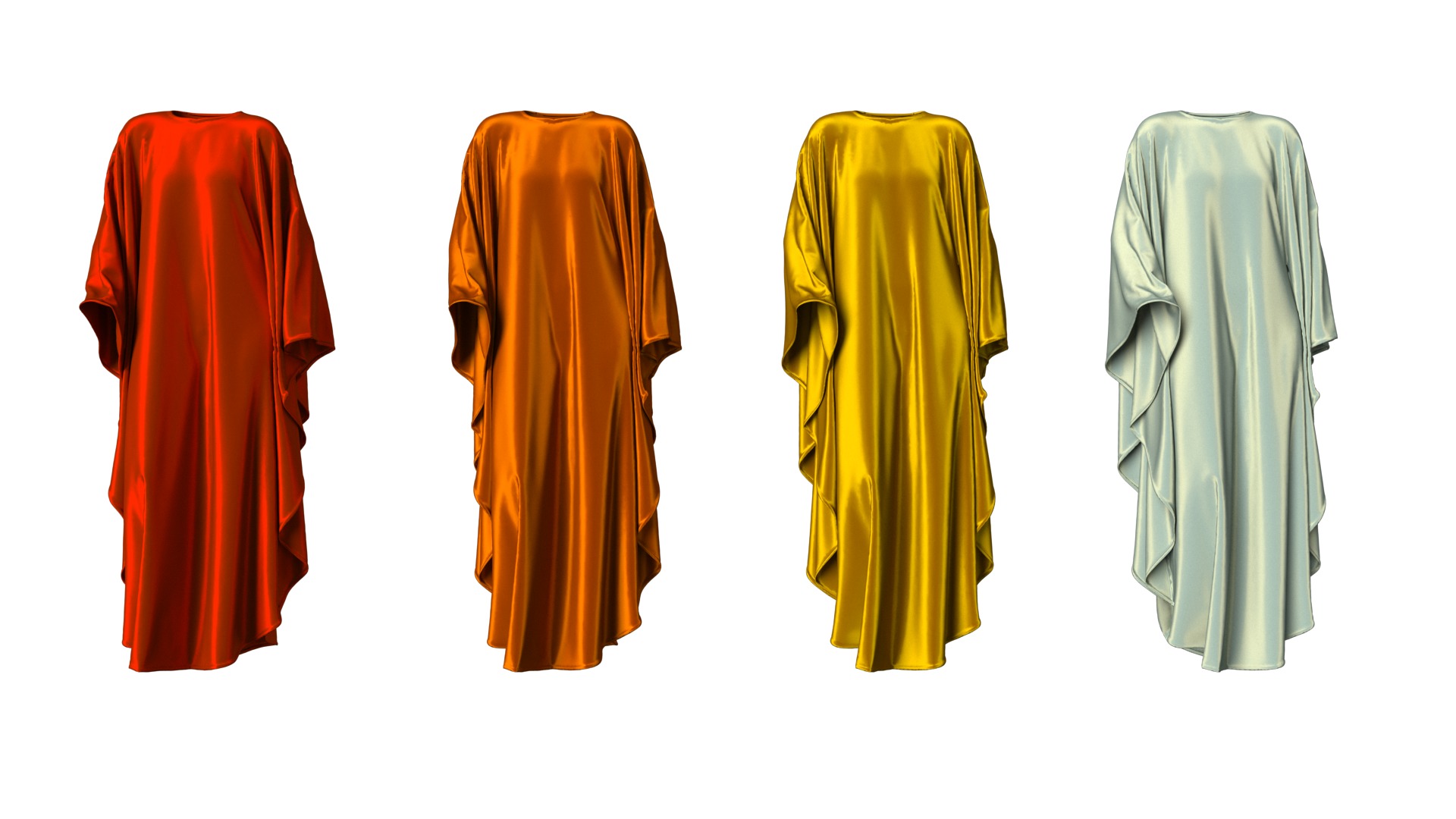 Butterfly Abaya Walk Cycle 3D model_10
