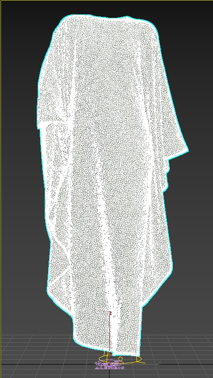 Butterfly Abaya Walk Cycle 3D model_15