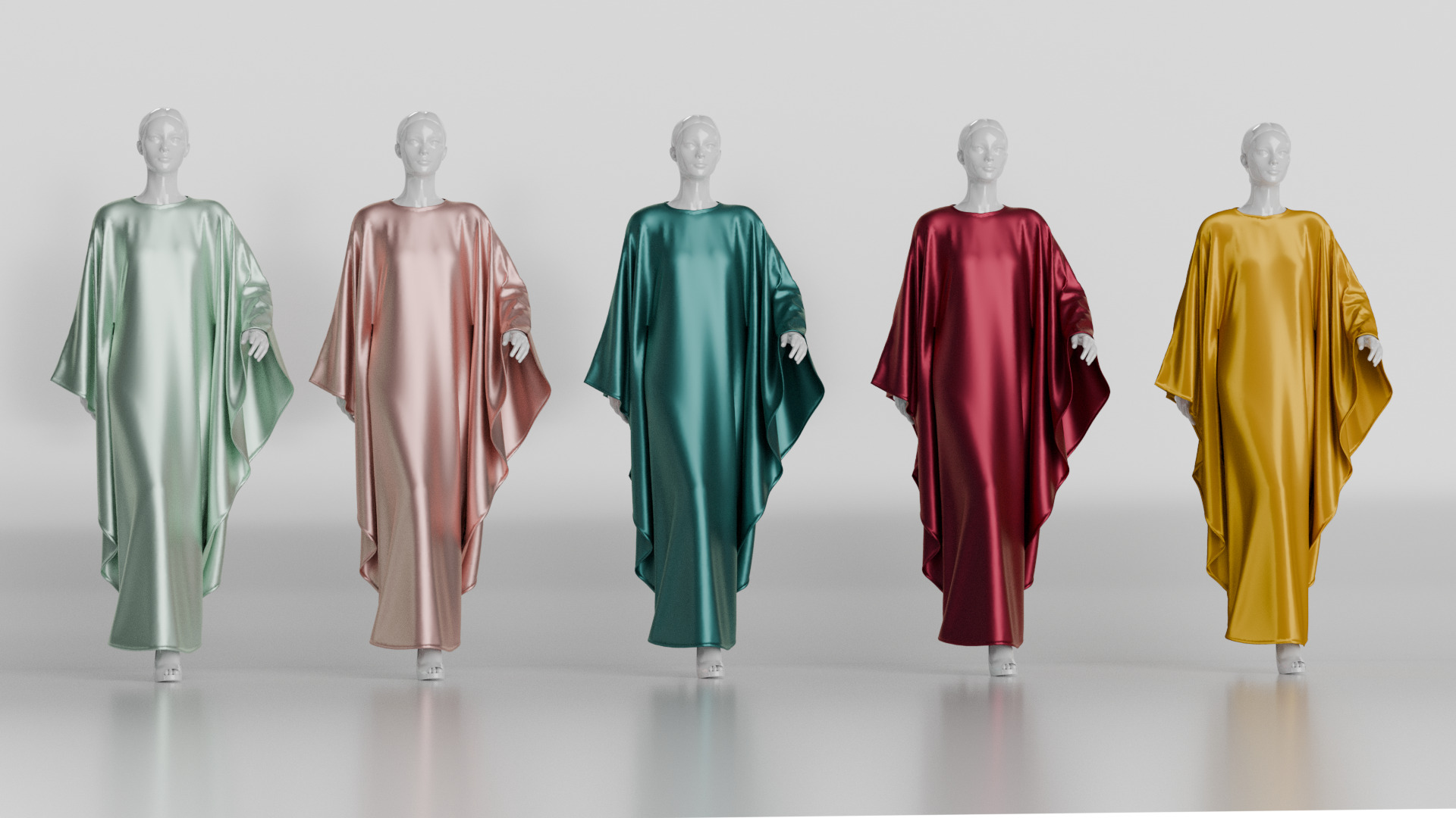 Butterfly Abaya Walk Cycle 3D model_19