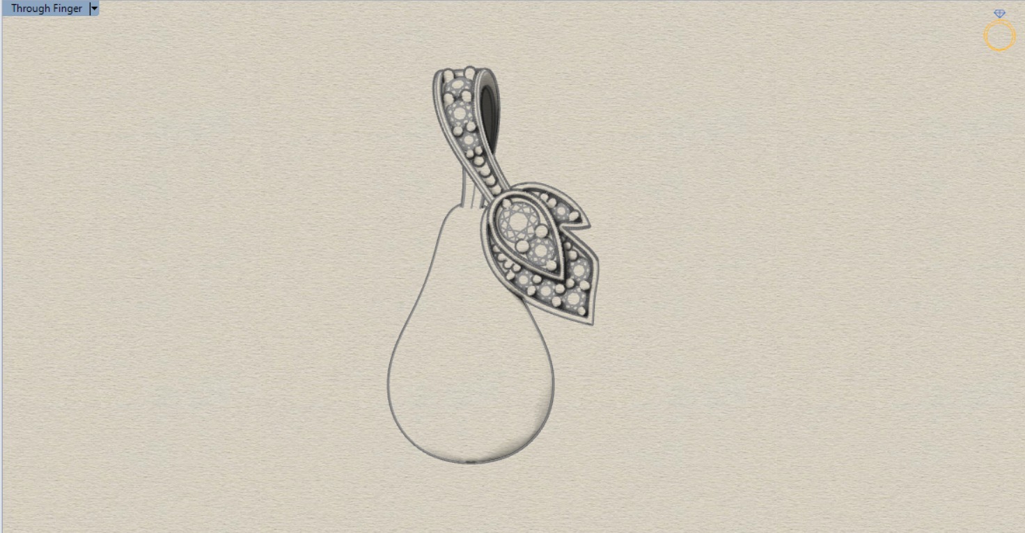 pear jewellery pendant jp0166 3D print model_15