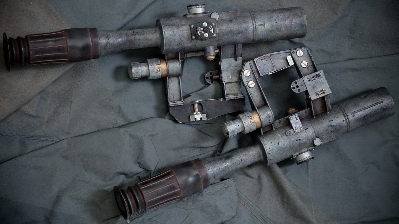 VSS Vintorez Gameready Low-poly 3D model_2