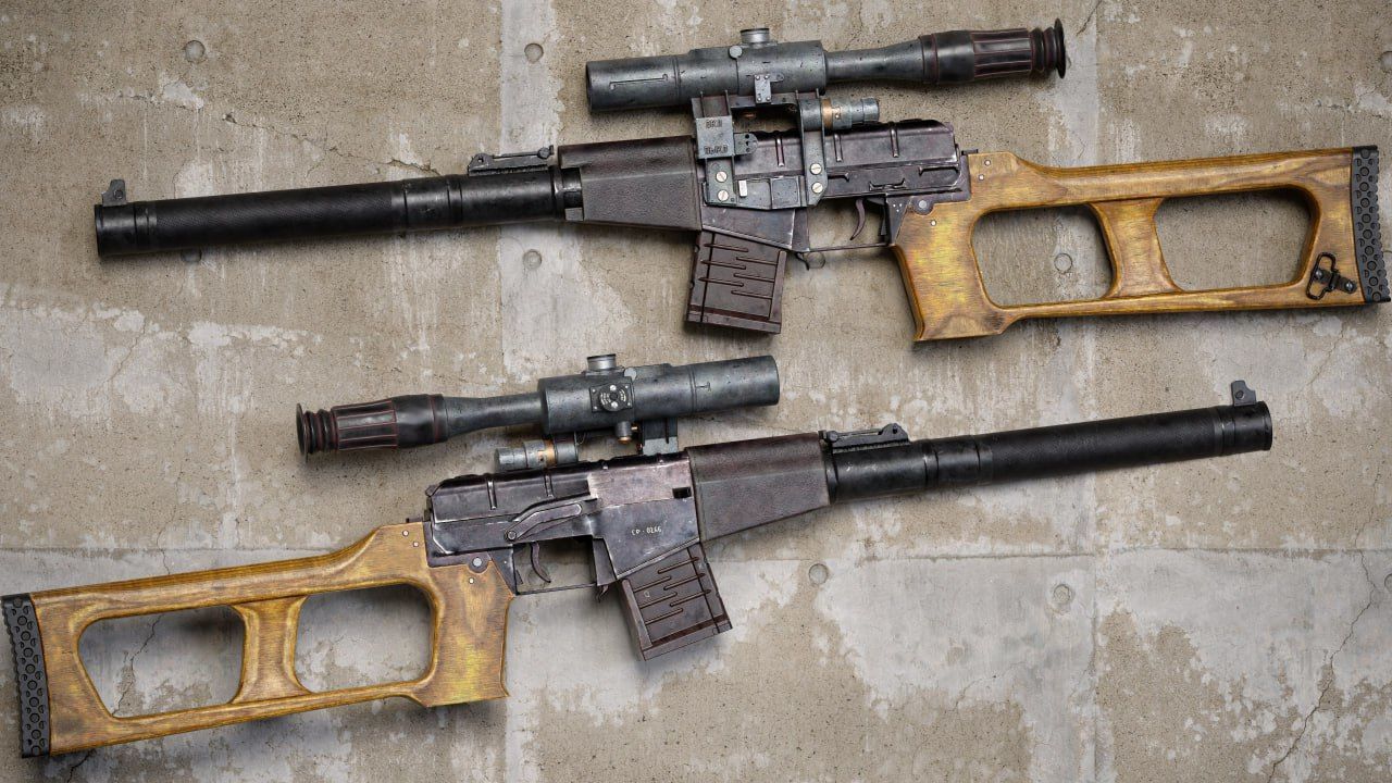 VSS Vintorez Gameready Low-poly 3D model_9