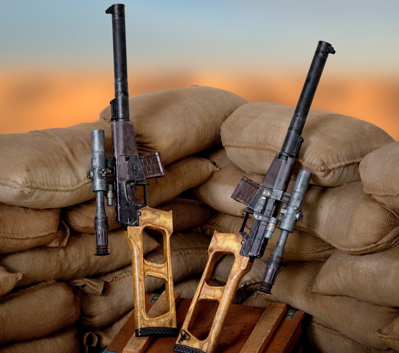 VSS Vintorez Gameready Low-poly 3D model_5