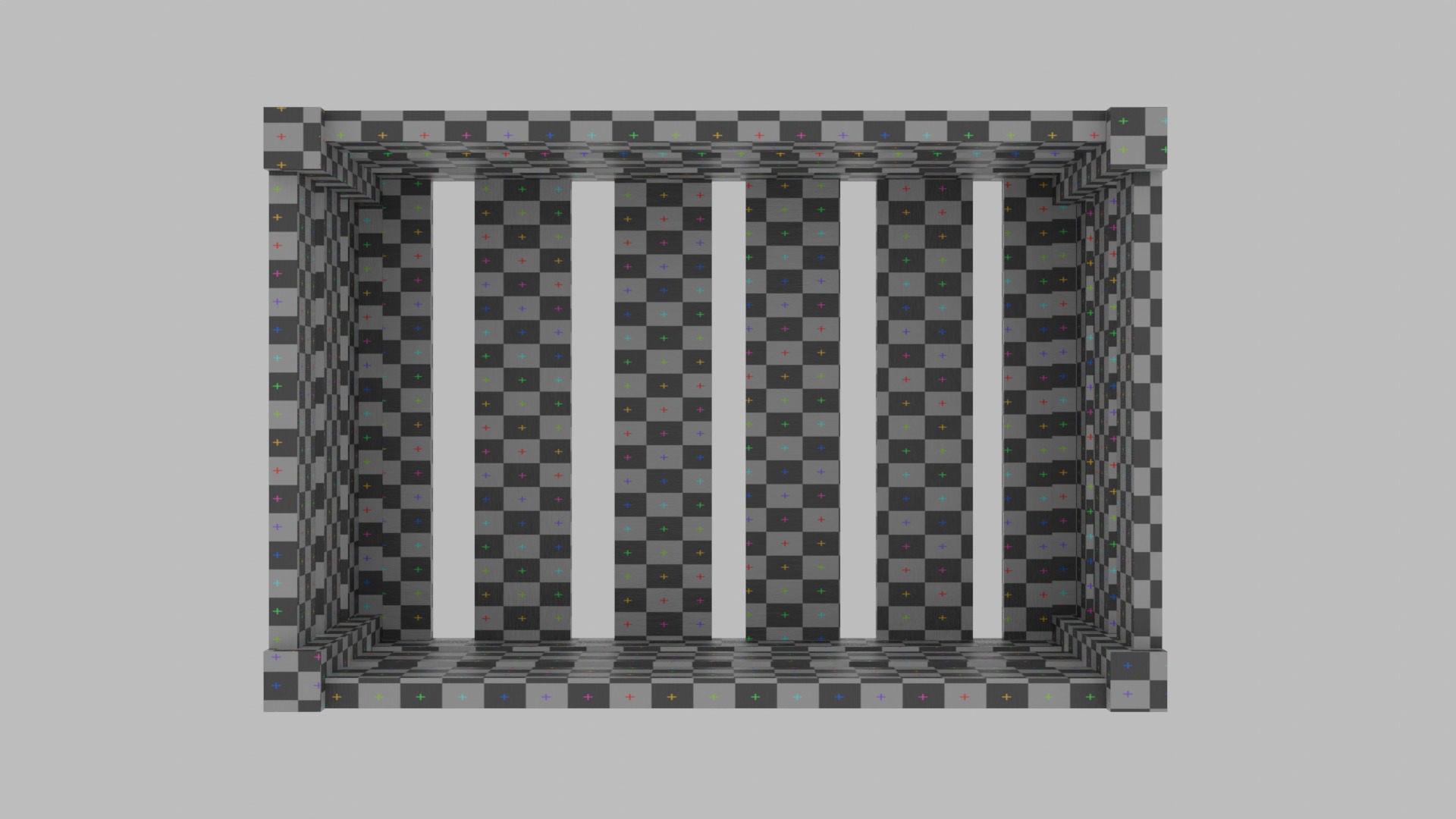 wooden box  Low-poly 3D model_12