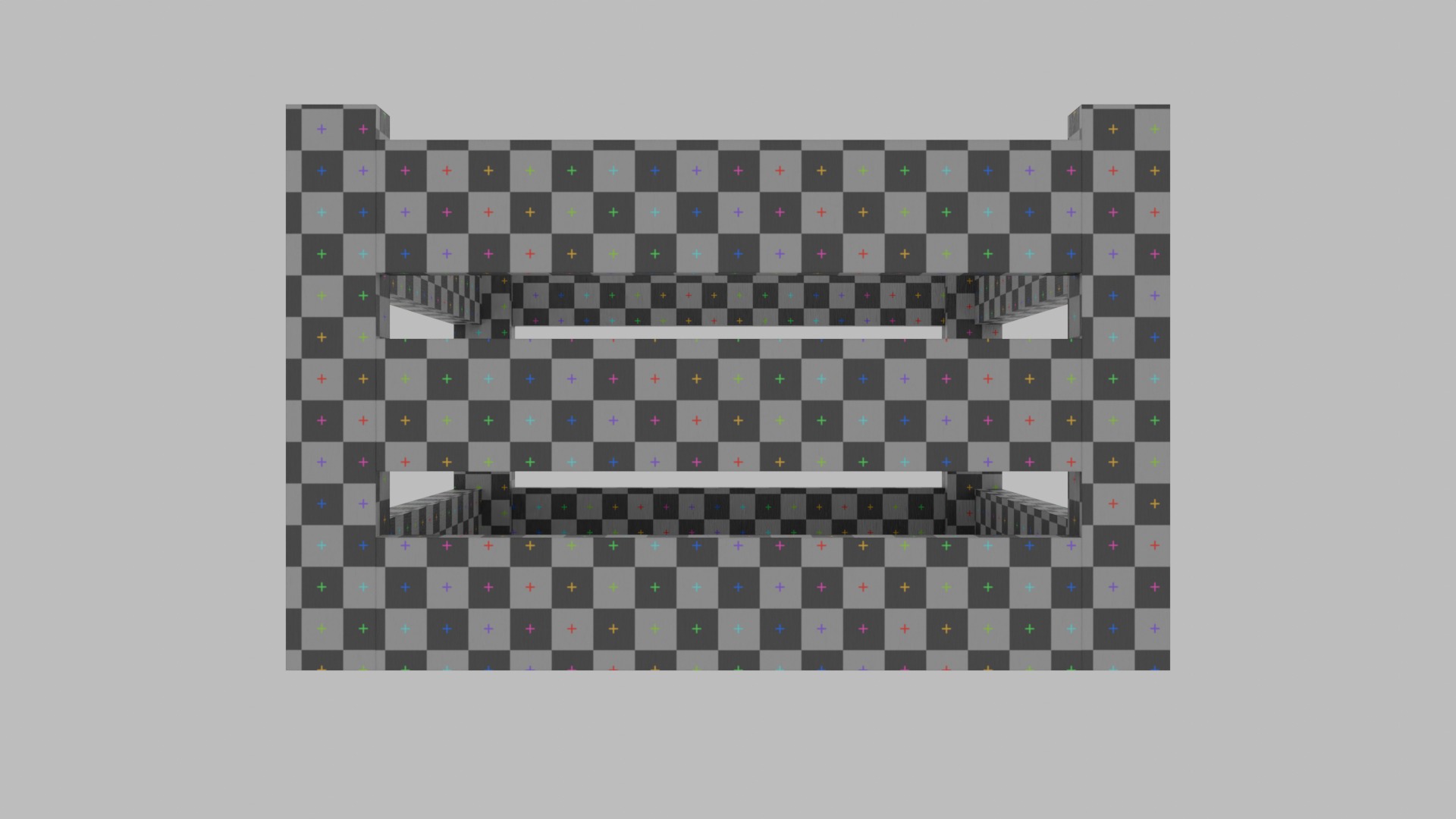 wooden box  Low-poly 3D model_11