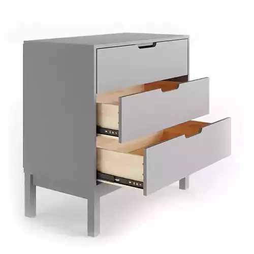 Nightstand 001 3D model