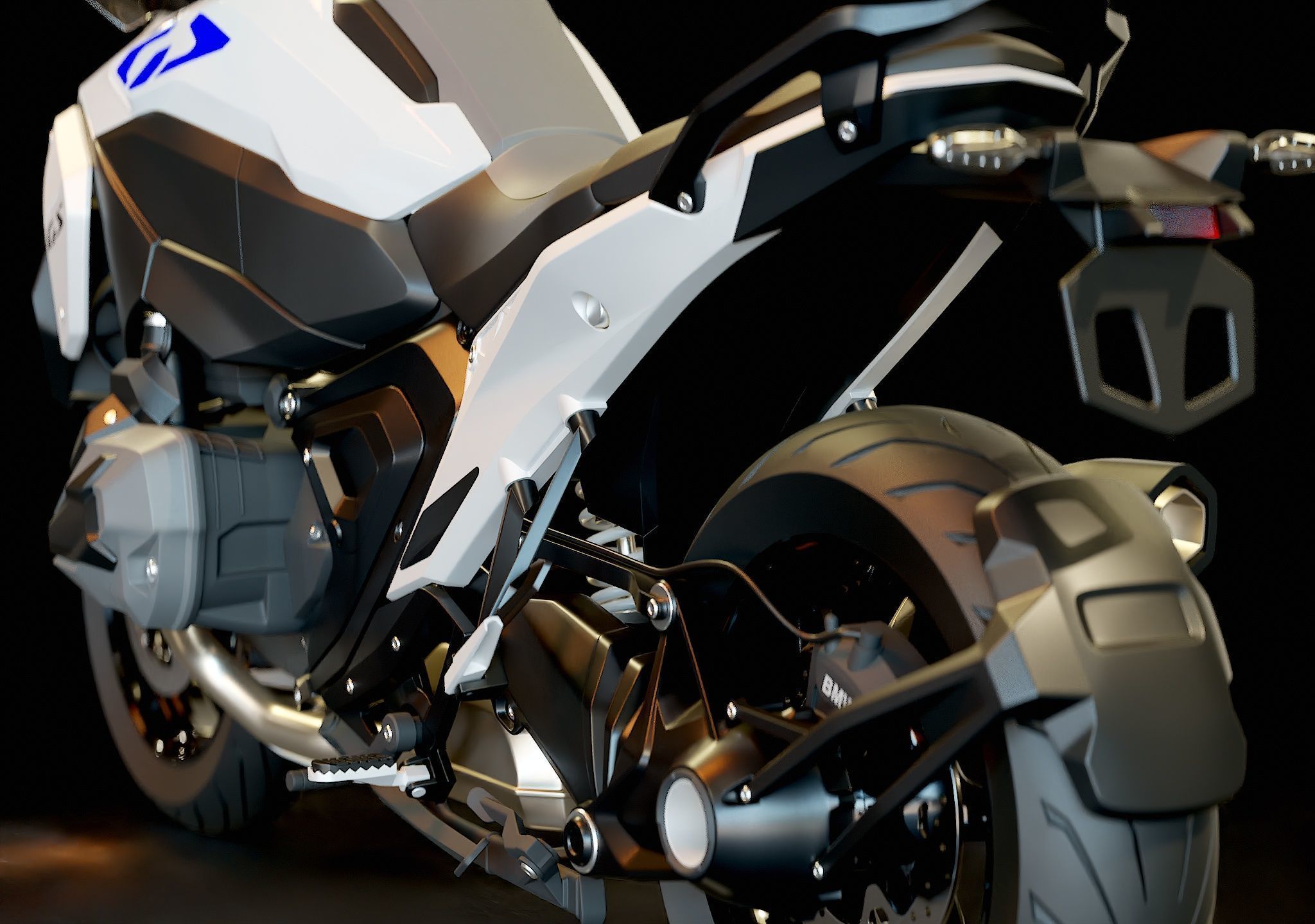 Motorcycle R 1300 GS 2024 3D model_10