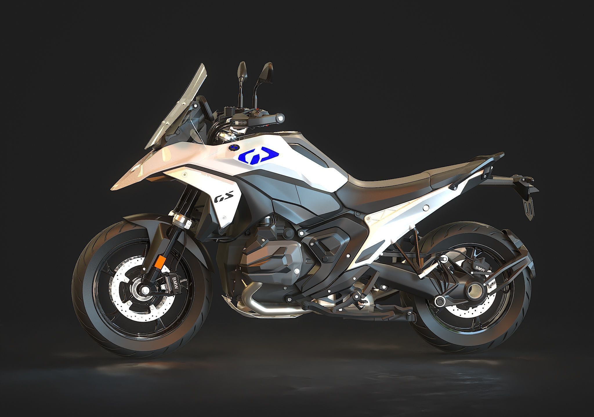 Motorcycle R 1300 GS 2024 3D model_2