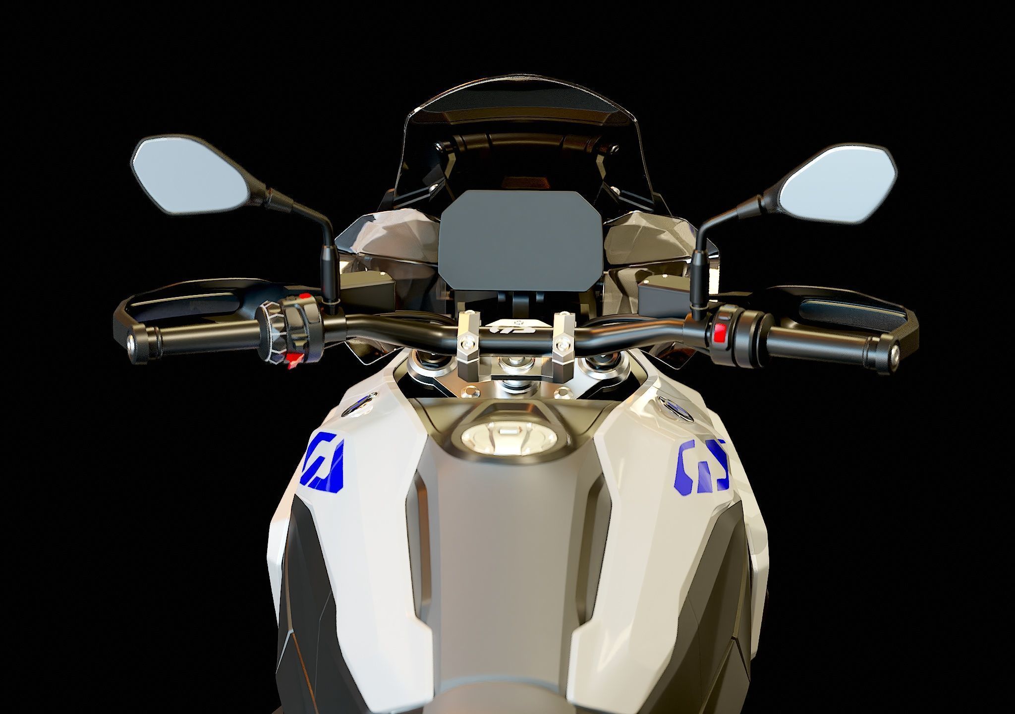 Motorcycle R 1300 GS 2024 3D model_8