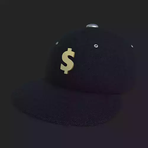 Dollar Hat MODEL for Maya Blender and Game Engine