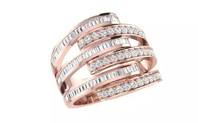 Women Ring  Render 3dm STL OBJ FBX Details