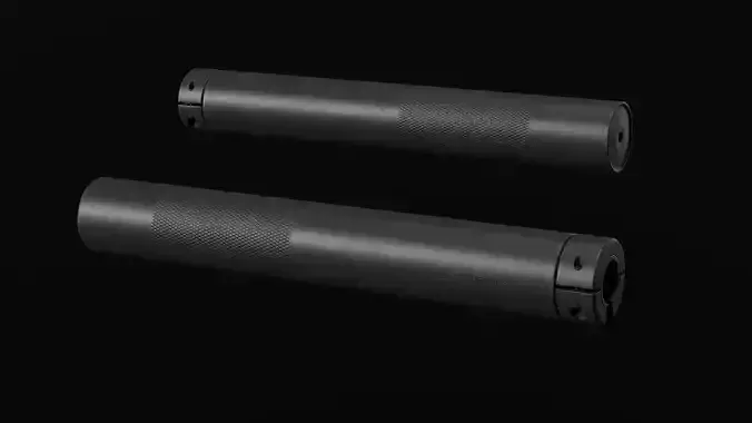 M4 Suppressor Gordon - Allen Engineering Low-poly 3D model