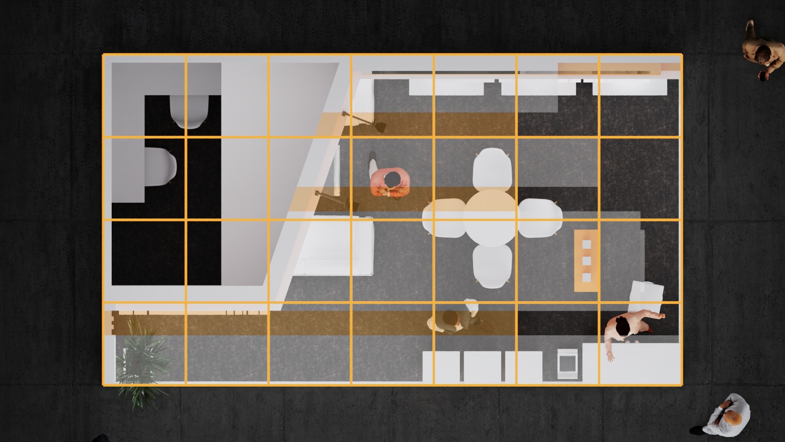 Exhibition Stand 7x4 2Sides D1V1 3D model_8