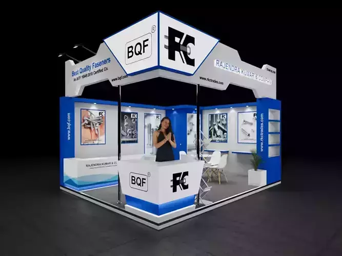 Exhibition Stand 5x4 2Sides D2V1