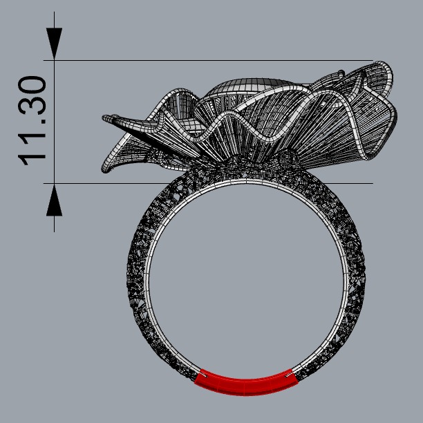 NEW RING COLLECTION-RR12- 3D print model_3