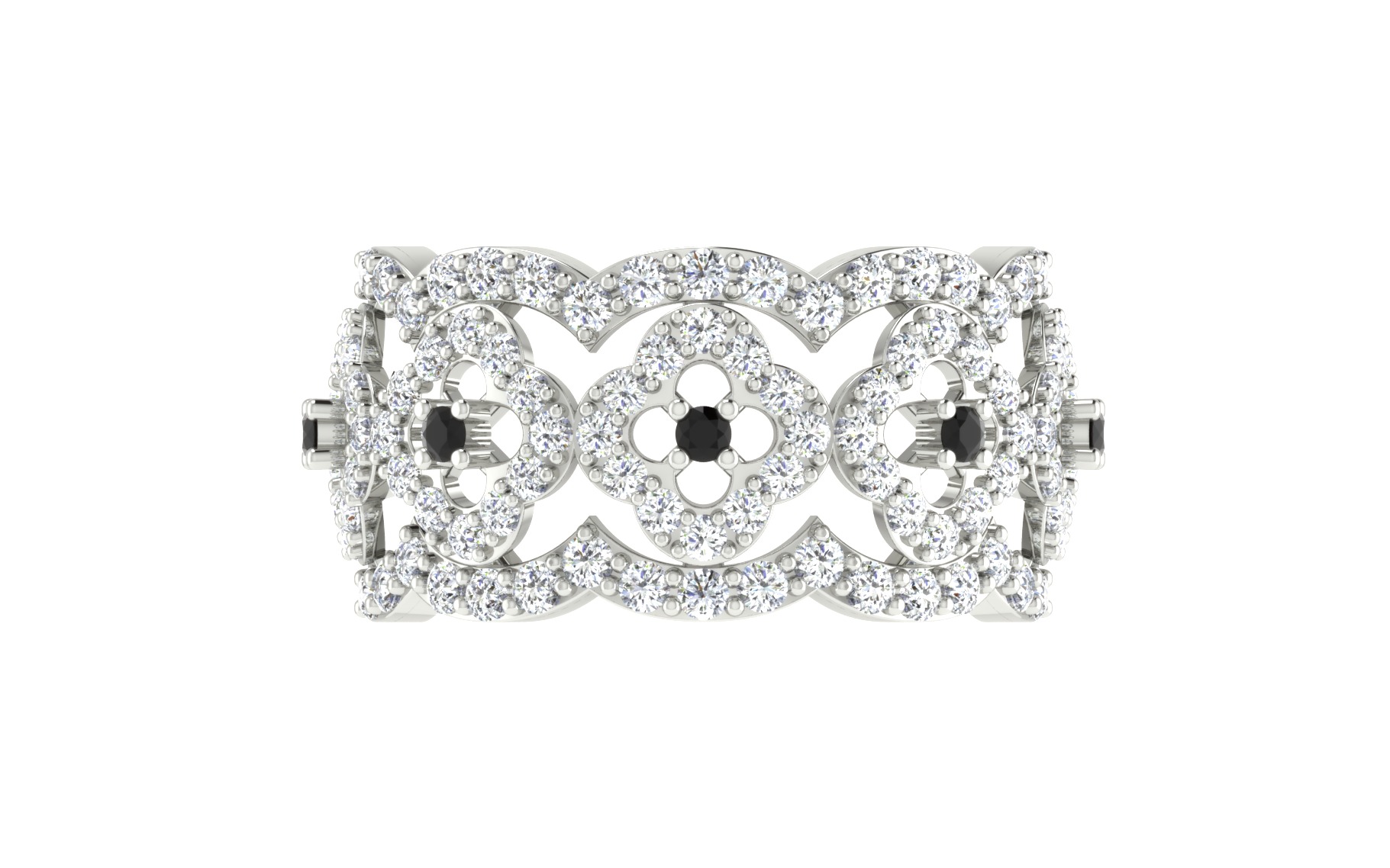 Women Ring Render 3dm STL OBJ FBX Details 3D print model_7