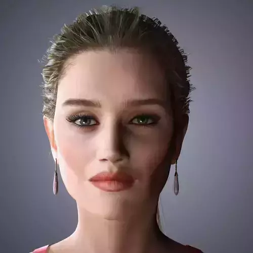 Rosie Huntington Character 3D Model