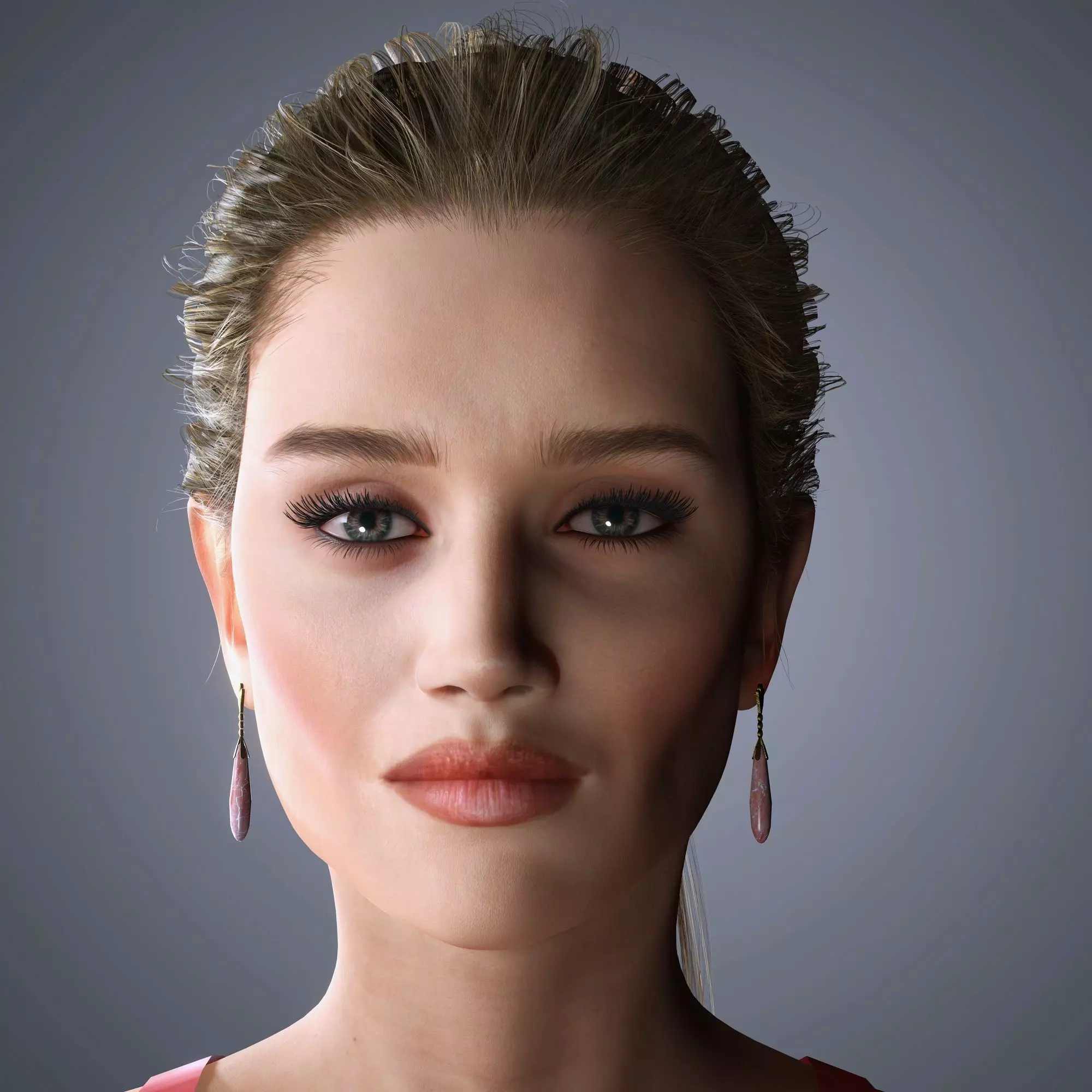 Rosie Huntington Character 3D Model Low-poly 3D model_0