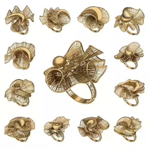 NEW RING COLLECTION-15 PCS-