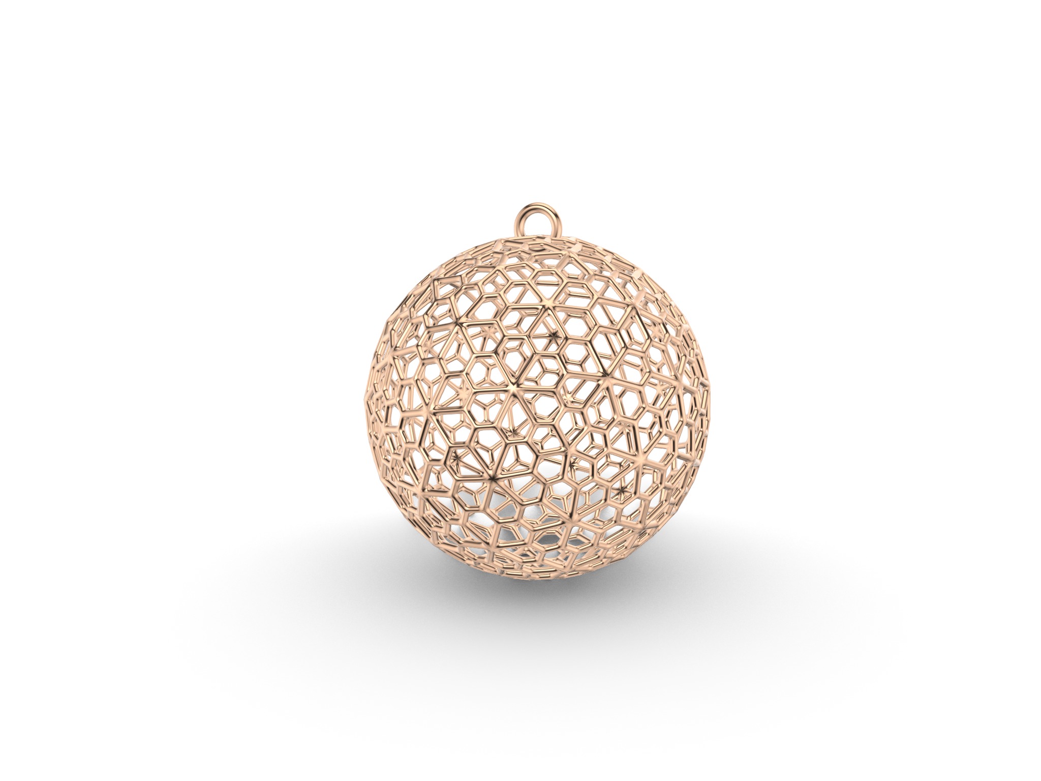 Christmas Tree Ball 3D print model_2