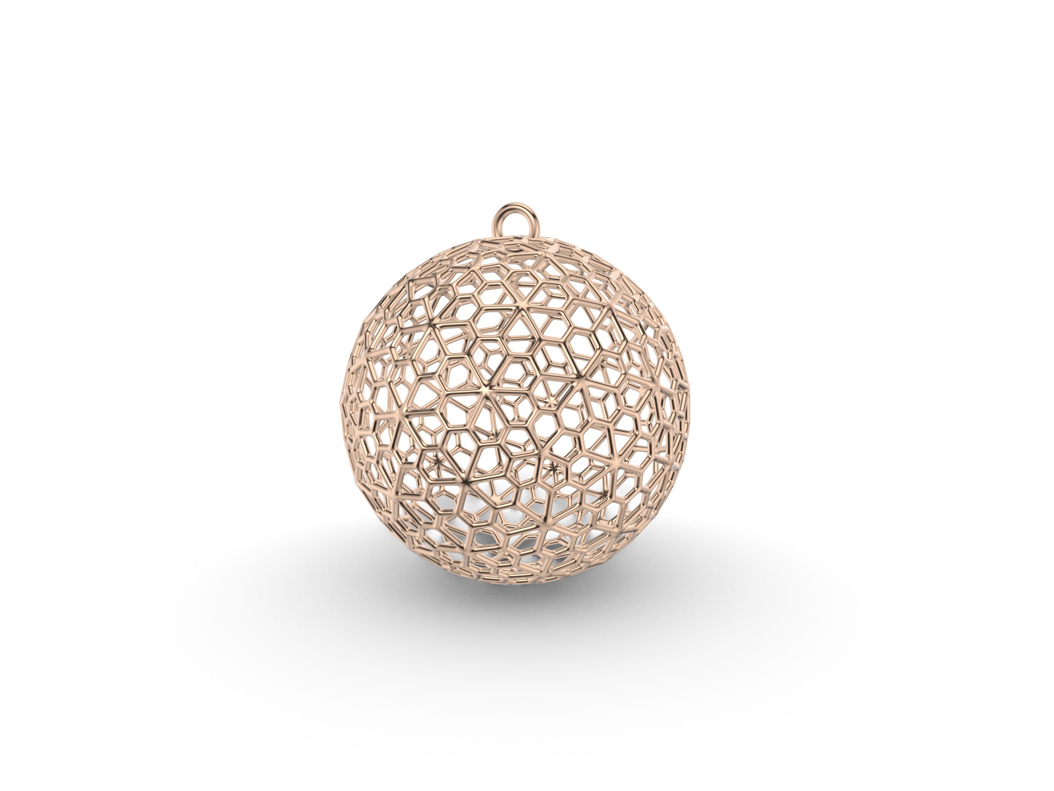 Christmas Tree Ball 3D print model_1