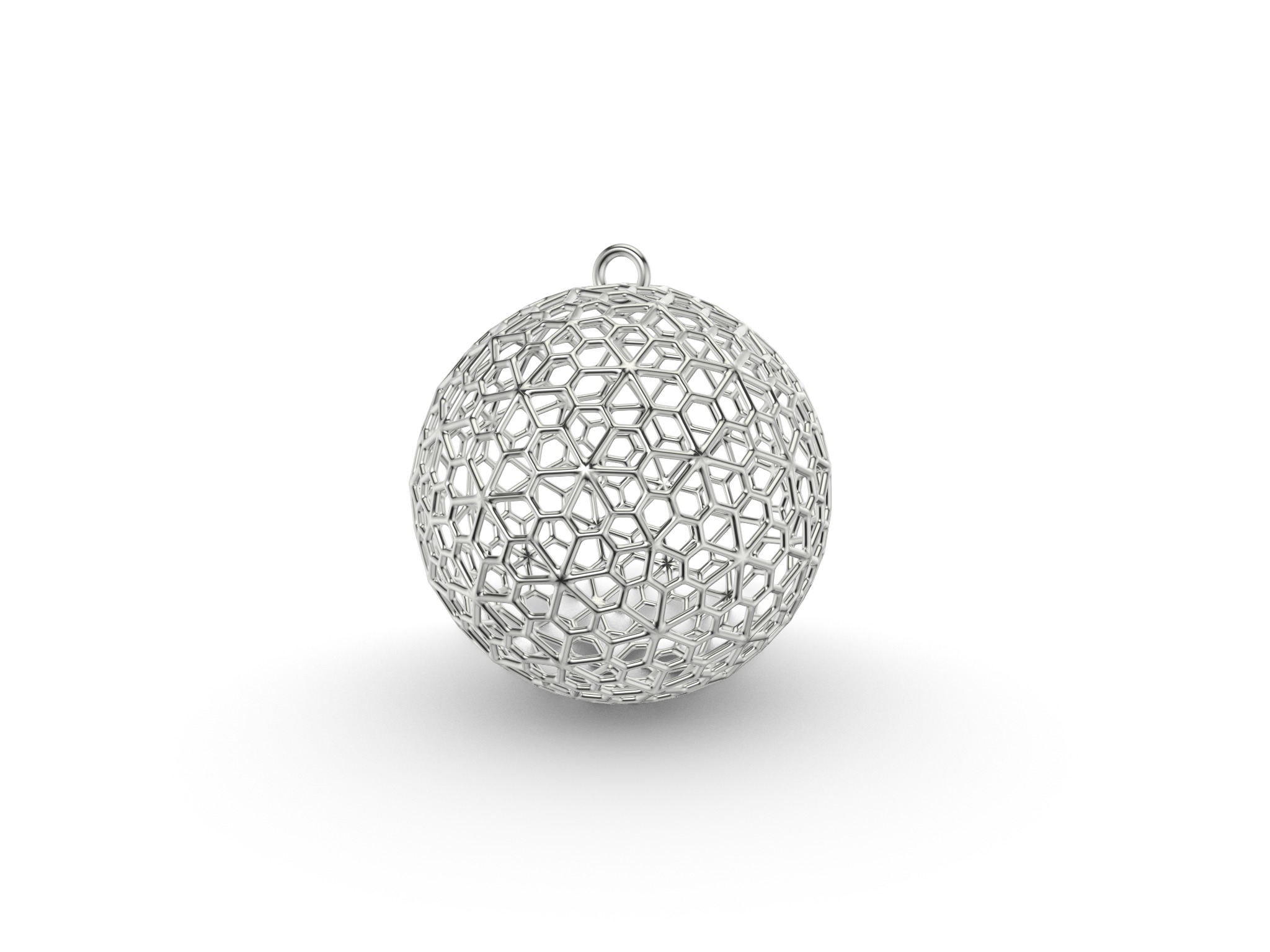 Christmas Tree Ball 3D print model_3
