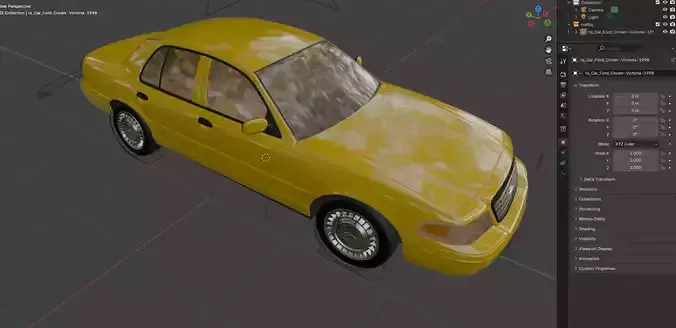 1998 Ford Crown Victoria 3D Model