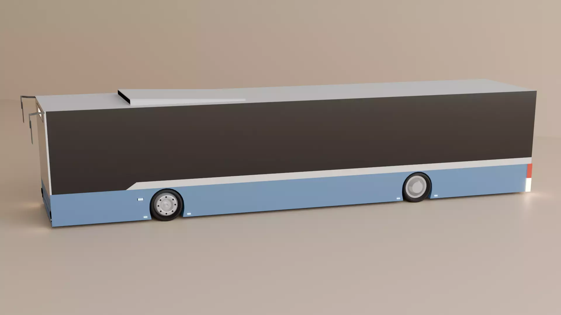 Futuristic Bus Free 3D model