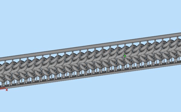 3d chain 19 cm 3D print model_2