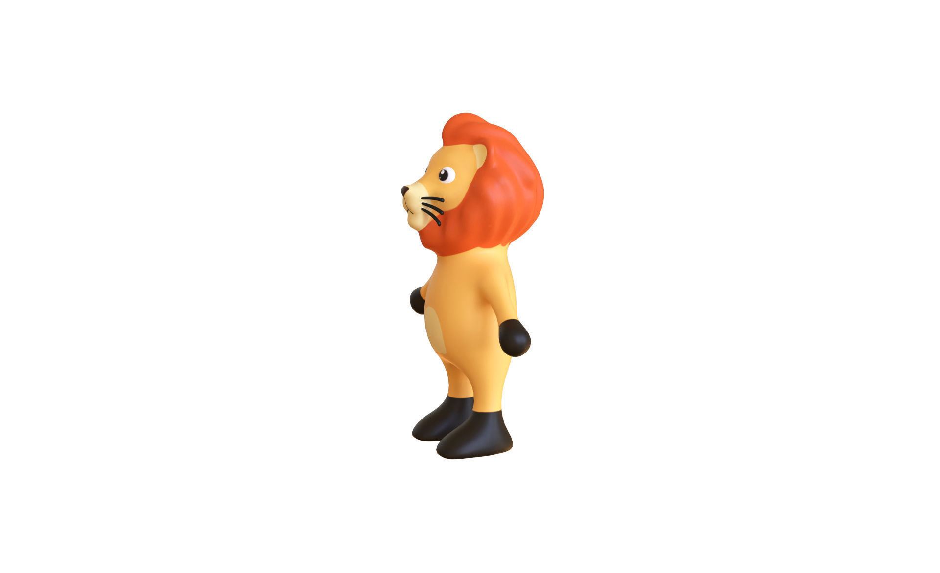 High-Quality 3D Cute Lion - Animated for Games  Low-poly 3D model_11