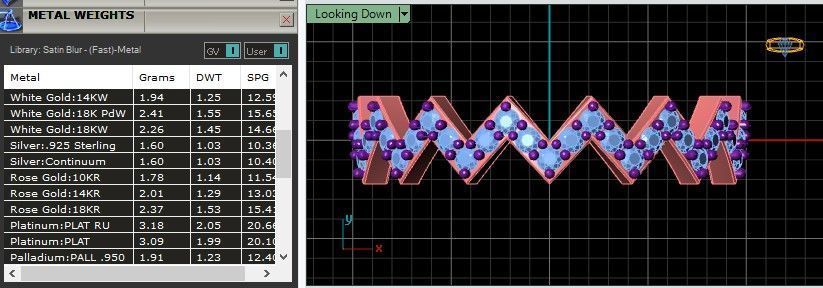 Minimal Zigzag ring 142-MW 3D print model_12