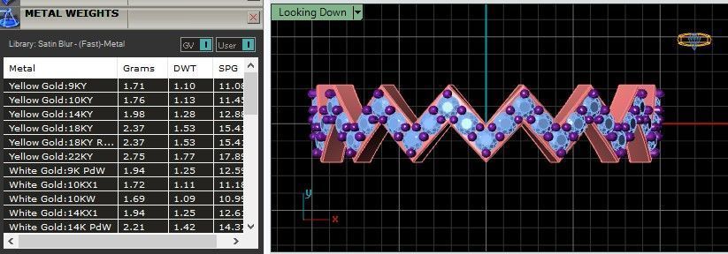 Minimal Zigzag ring 142-MW 3D print model_11
