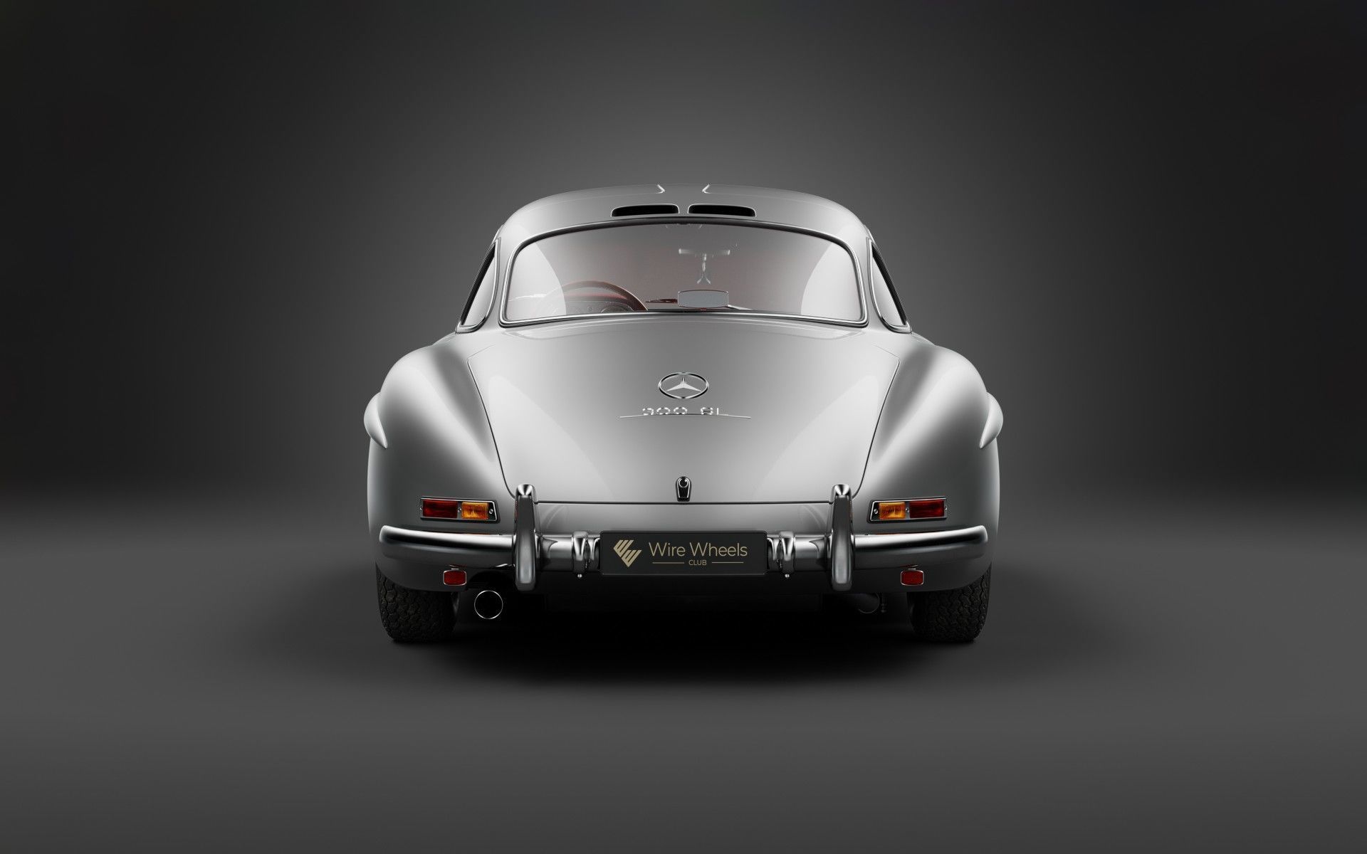 1954 Mercedes 300SL 3D model_6