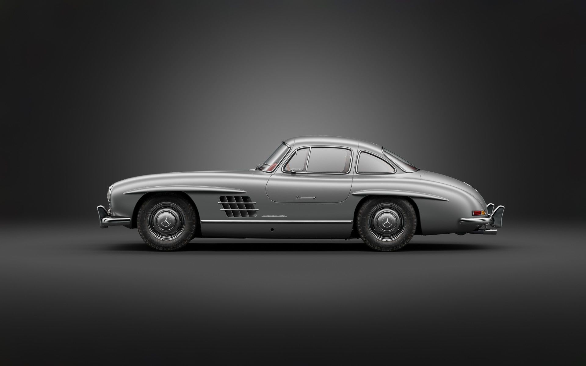 1954 Mercedes 300SL 3D model_7