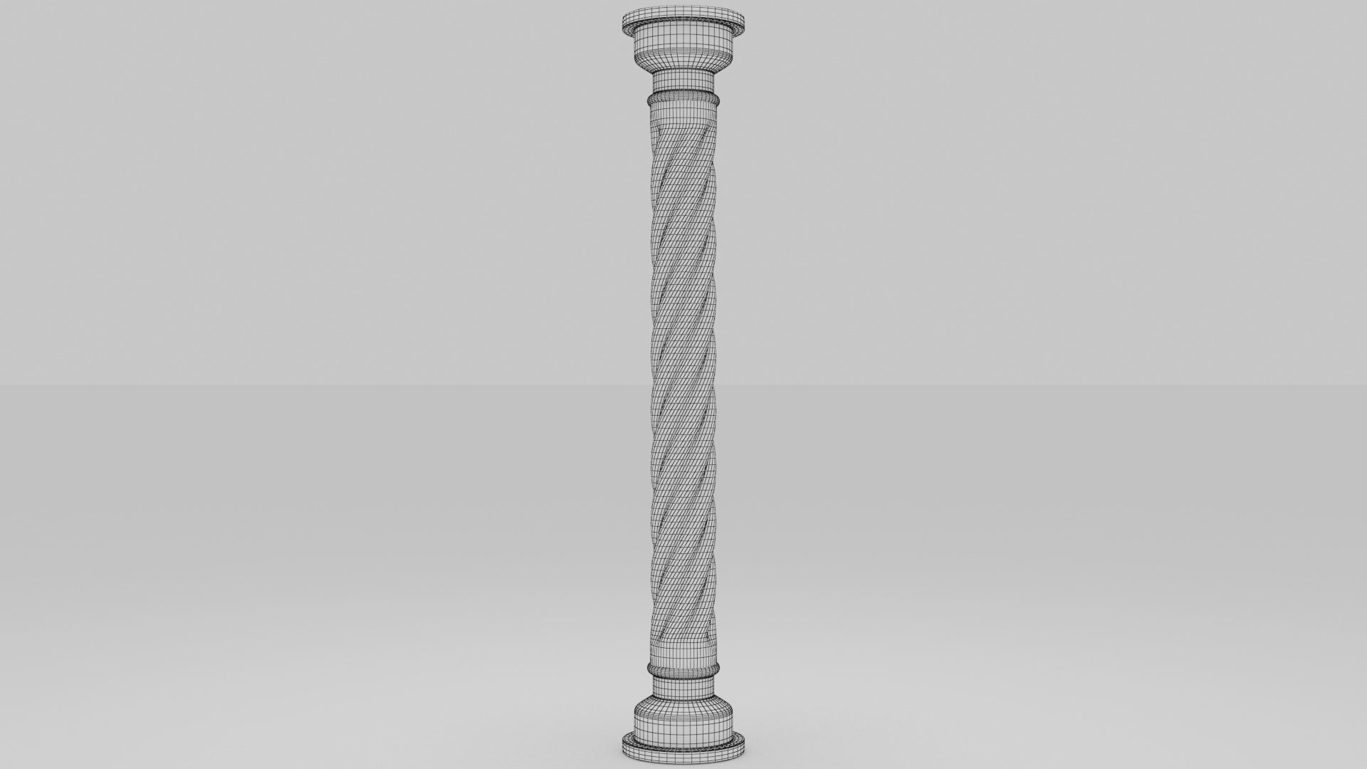 Twisted Coloumn 3D model_5