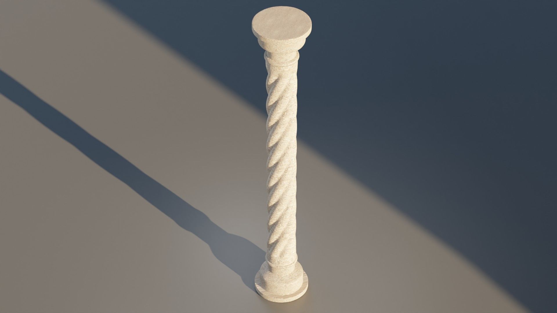 Twisted Coloumn 3D model_1