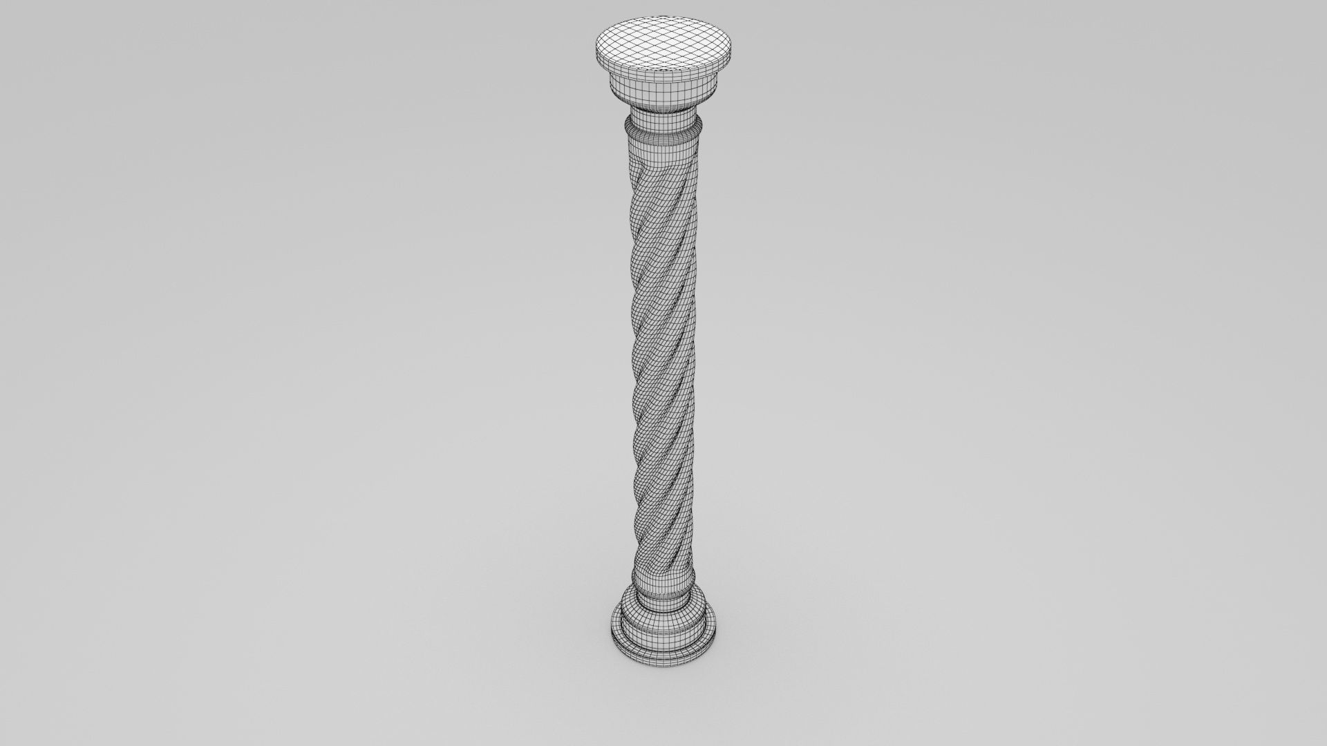 Twisted Coloumn 3D model_6