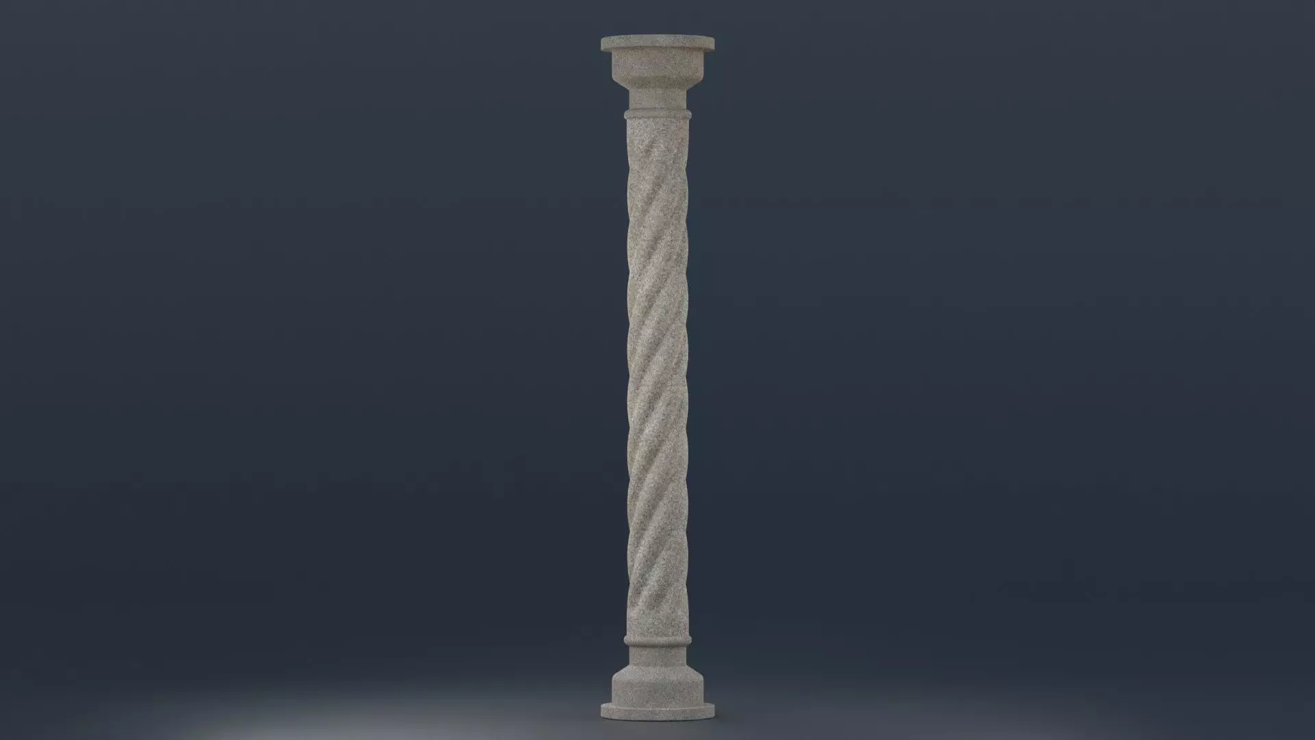 Twisted Coloumn 3D model_0